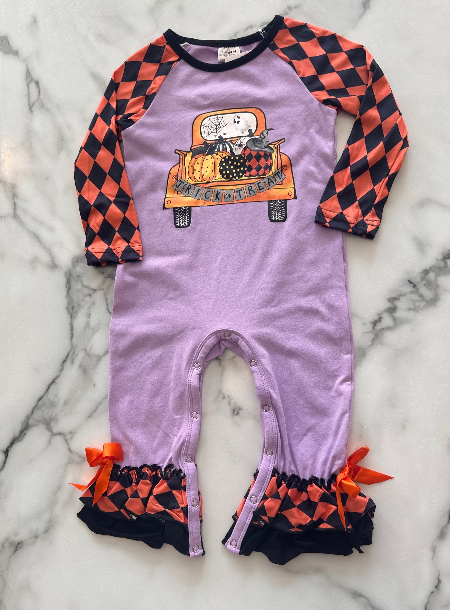 Halloween Truck Romper