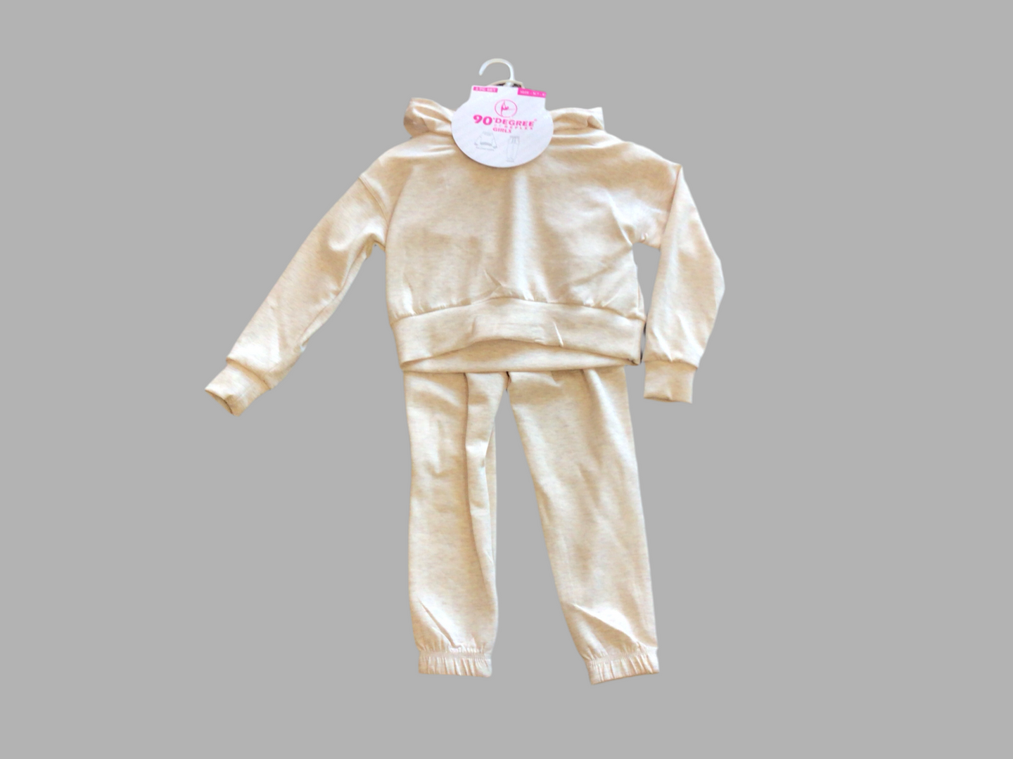 Scuba pullover/jogger set-ivory