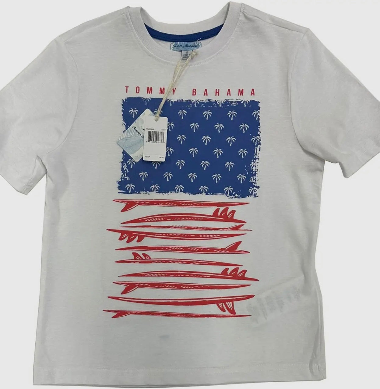 Tommy Bahama red, white, and blue t-shirt