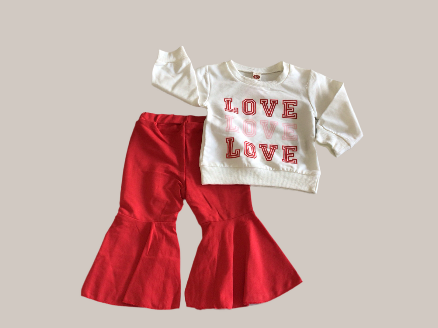 Love love love bell bottom set