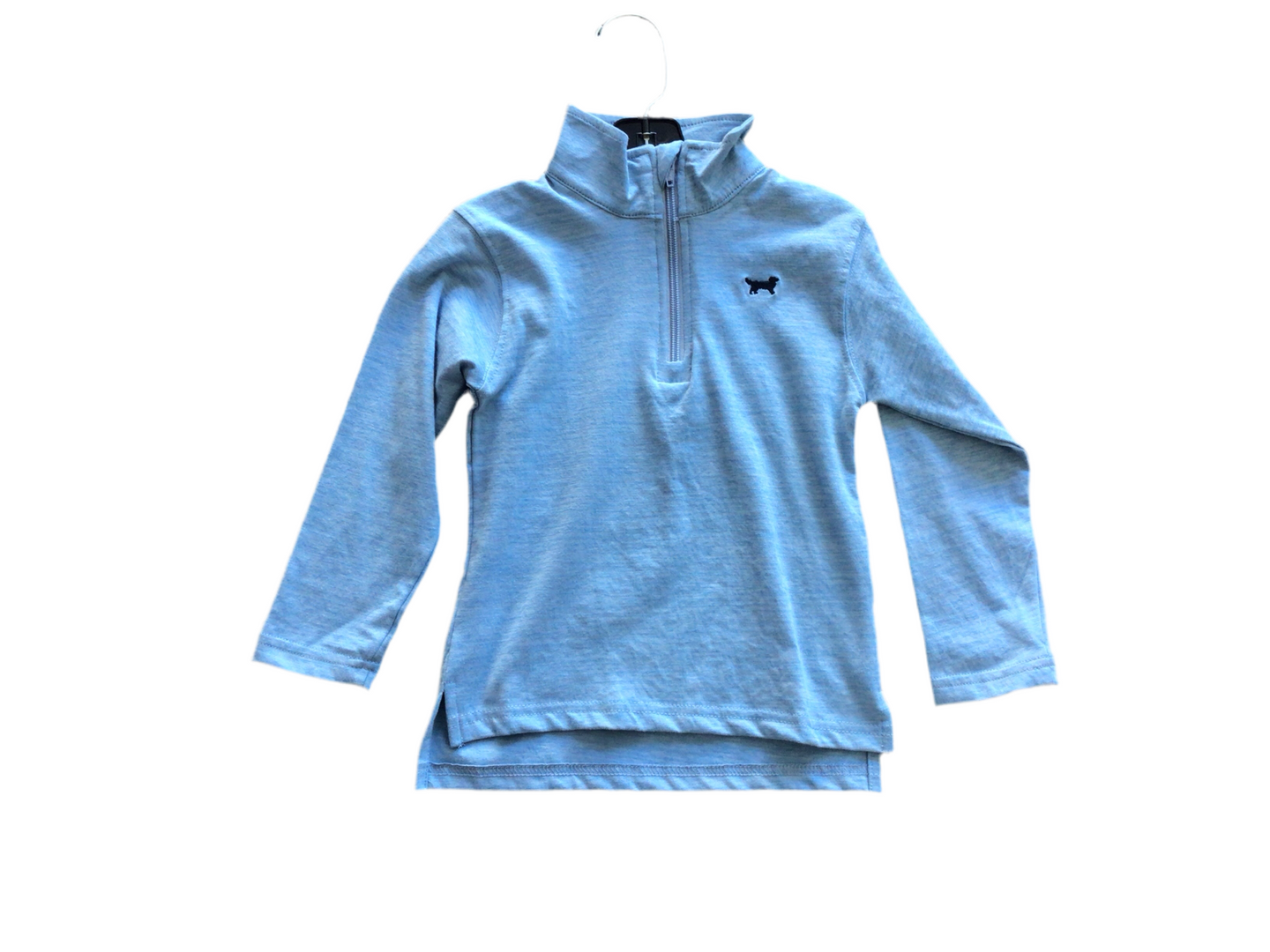 Wes & Willy NC blue quarter zip shirt