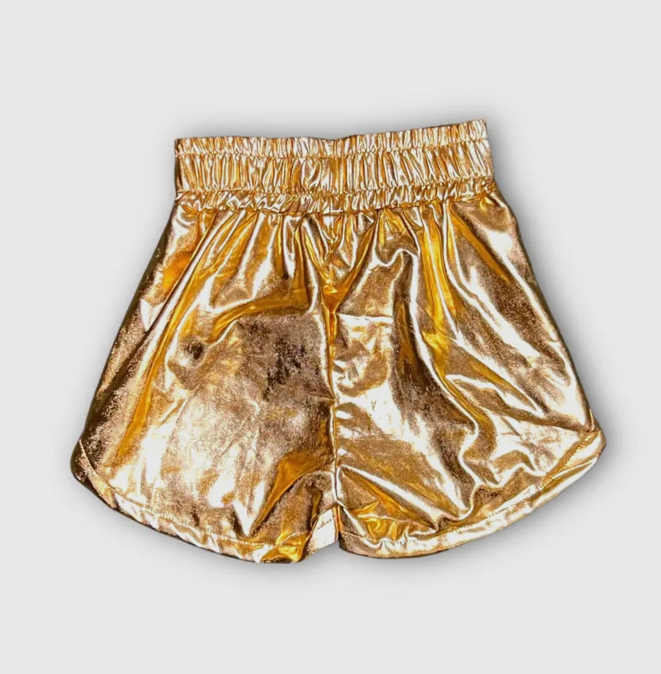 Metalic gold shorts