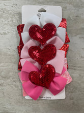 Load image into Gallery viewer, Valentines Day Bow Set
